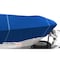 Eevelle Boat Cover FISH & SKI Walk Thru Windshield, Outboard Fits 21ft 6in L up to 96in W Royal SFVNWT2196B-RYL - alternate 2